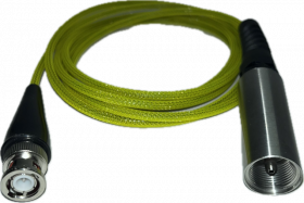 Berg Flame Yellow BNC to UHF Waterproof 6'
